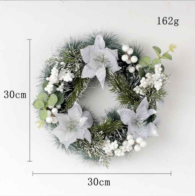 クリスマス雑貨 リース 玄関 飾り おしゃれ ナチュラル